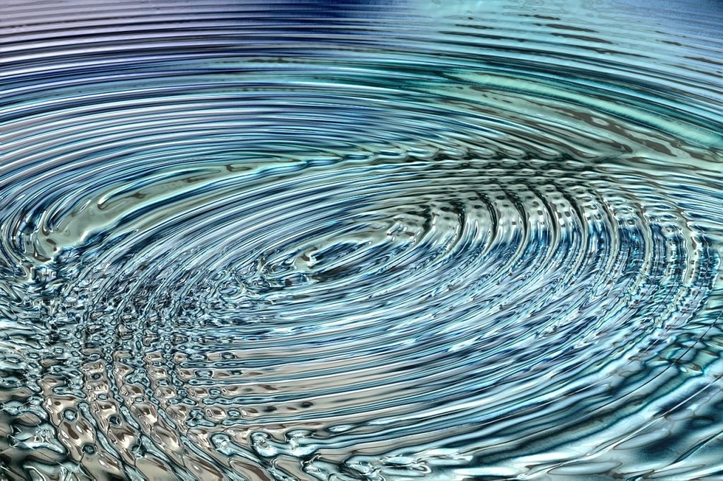 waves, concentric, waves circles
